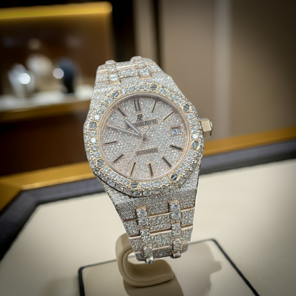 AP Royal Oak Moissanite