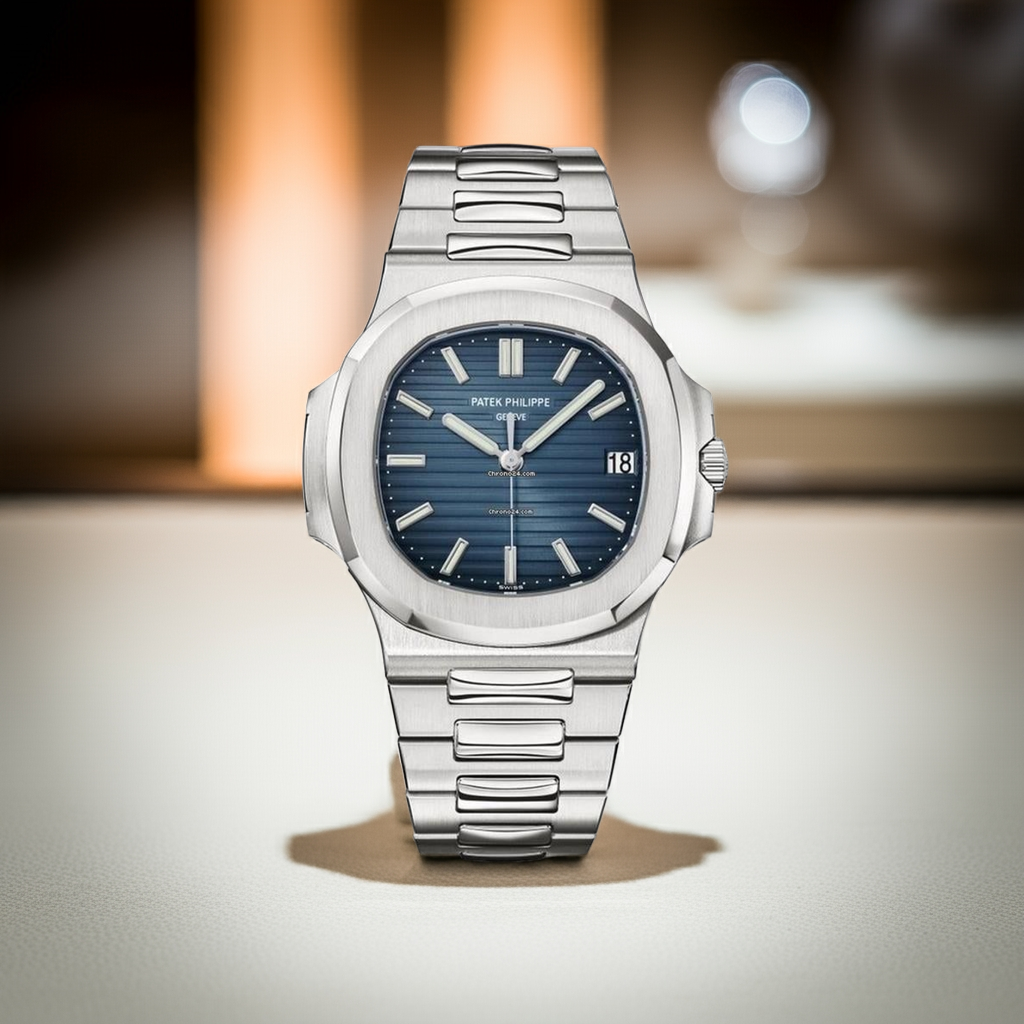 patek philippe nautilus blue dial