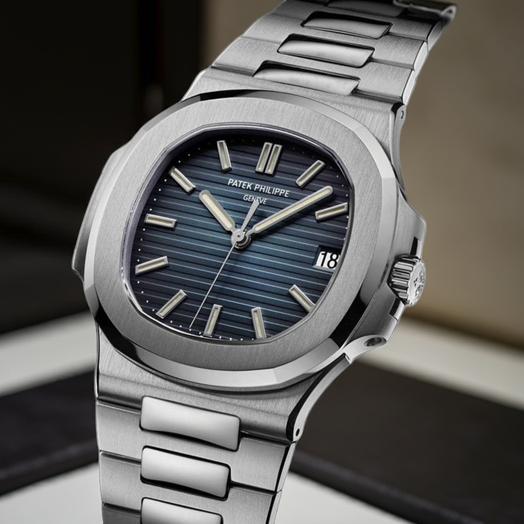 patek philippe nautilus blue dial